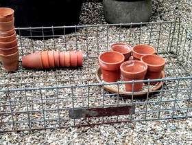 Freecycle Large vintage galvanised metal basket