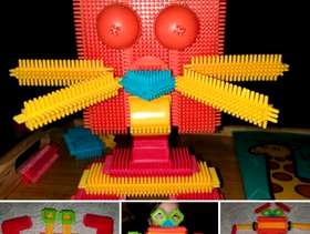 Freecycle 3D Building Blocks Tiles Construction Toy Set