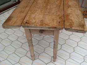 Freecycle Vintage stripped pine table