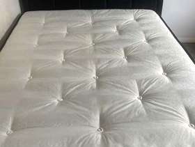 Freecycle Double bed mattress and ottoman base