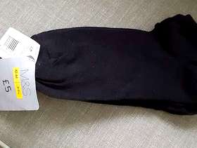 Freecycle Marks and Spencer 5 Pack New Black Trainer Liners