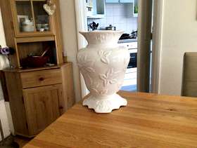 Freecycle Large White China Vase