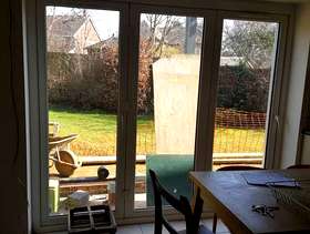 Freecycle White UPVC bi-fold door