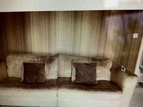 Freecycle Leather sofa