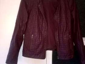 Freecycle Burgundy leather jacket