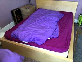 Freecycle Ikea double bed frame