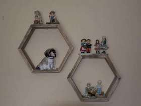 Freecycle 2 hexagon shelves