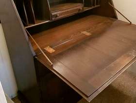 Freecycle Antique ercol mahogany writing desk