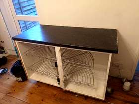Freecycle Double ikea base unit, turntable and worktop