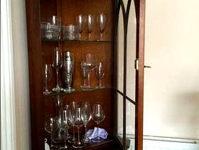 Freecycle Glass cabinet