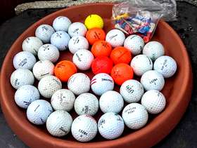 Freecycle 38 used golf balls