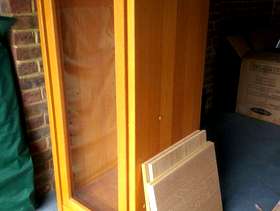 Freecycle Oak hifi cabinet