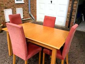 Freecycle Beach table & chairs