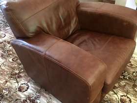 Freecycle Leather armchair