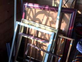 Freecycle Joblot of wooden frames