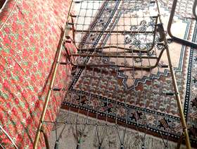 Freecycle Foldable single bed frame and mattress