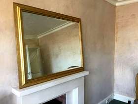 Freecycle Gold antique effect mirror