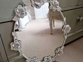 Freecycle Shabby chic French style mirror
