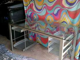 Freecycle Glass Desk