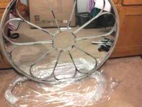 Freecycle Brand new Very large metal garden mirror