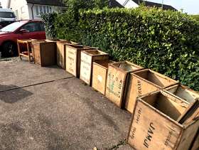 Freecycle Tea Chests and other surplus stuff