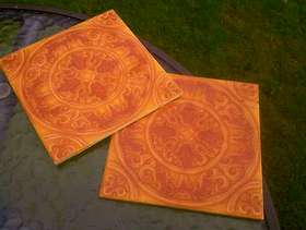 Freecycle Vintage orange tiles