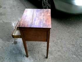 Freecycle 1940s sewing box