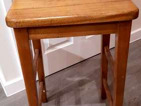 Freecycle Wooden lab stool