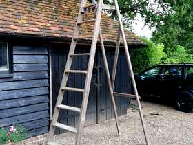 Freecycle 2 x large wooden ladders