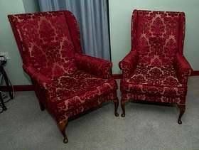 Freecycle 2 Red Parker Knoll Type Chairs