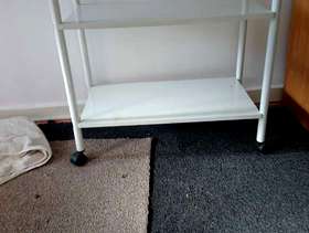 Freecycle White shelved trolley