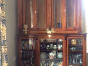 Freecycle Very large glass cabinet