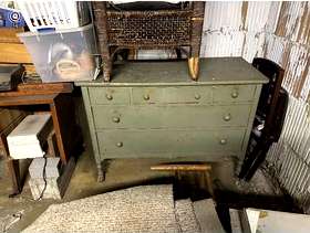 Freecycle Green dresser