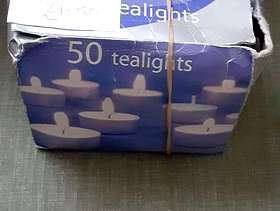 Freecycle 45 tea lights