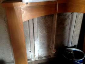 Freecycle Free Fire surround, marble inlay and hearth