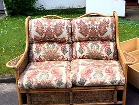 Freecycle Bamboo style outdoor chair