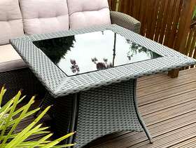 Freecycle Rattan garden table