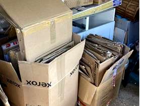 Freecycle Moving boxes and packing material