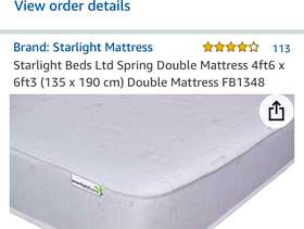 Freecycle Double mattress , roll up