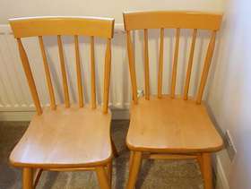 Freecycle Two dinning chairs
