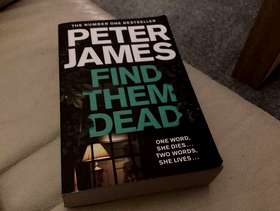 Freecycle Peter James Paperback Book “Find Them Dead”