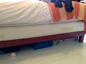 Freecycle Bed Frame & Ikea Sultan Evje Mattress