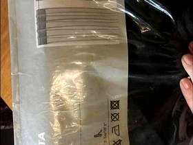 Freecycle Ikea black voile curtains
