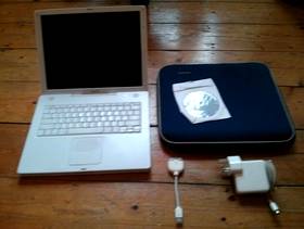 Freecycle IBook G4 with accessories – NB requires a USB keyboard