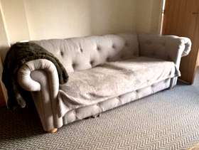 Freecycle Grey 3 seater sofa