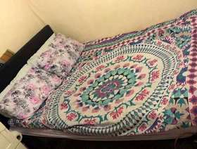 Freecycle Double bed with mattress & foam mattress