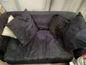 Freecycle Black sofa bed
