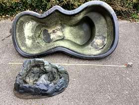 Freecycle Pond Liner and Waterfall