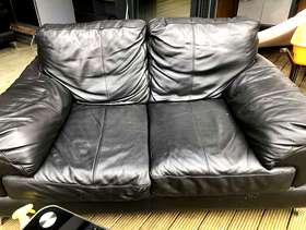 Freecycle Black sofa