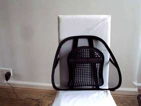 Freecycle Lumber back support for your chair/car in black